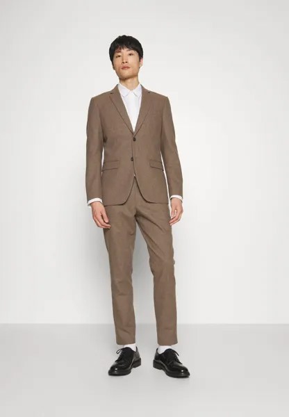 Костюм SLHSLIM MARK SUIT Selected Homme, цвет light brown melange