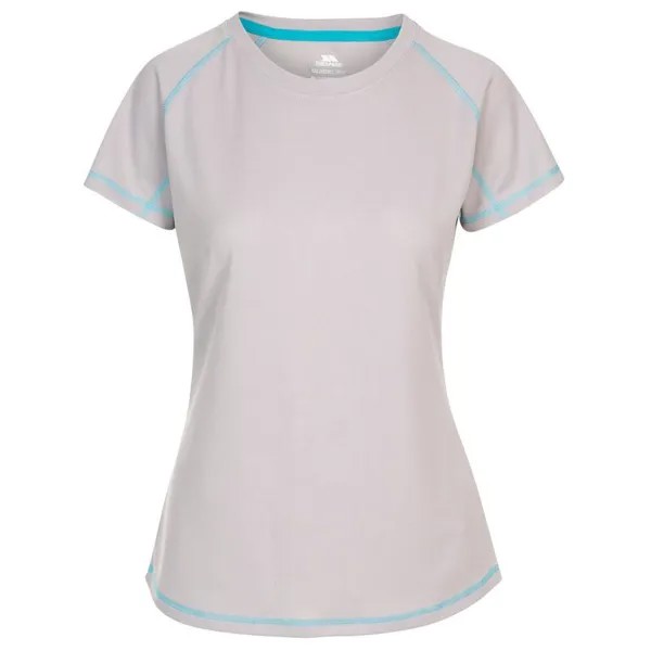 Спортивная футболка Victoria для девочек женская Platinum TRESPASS, цвет gris