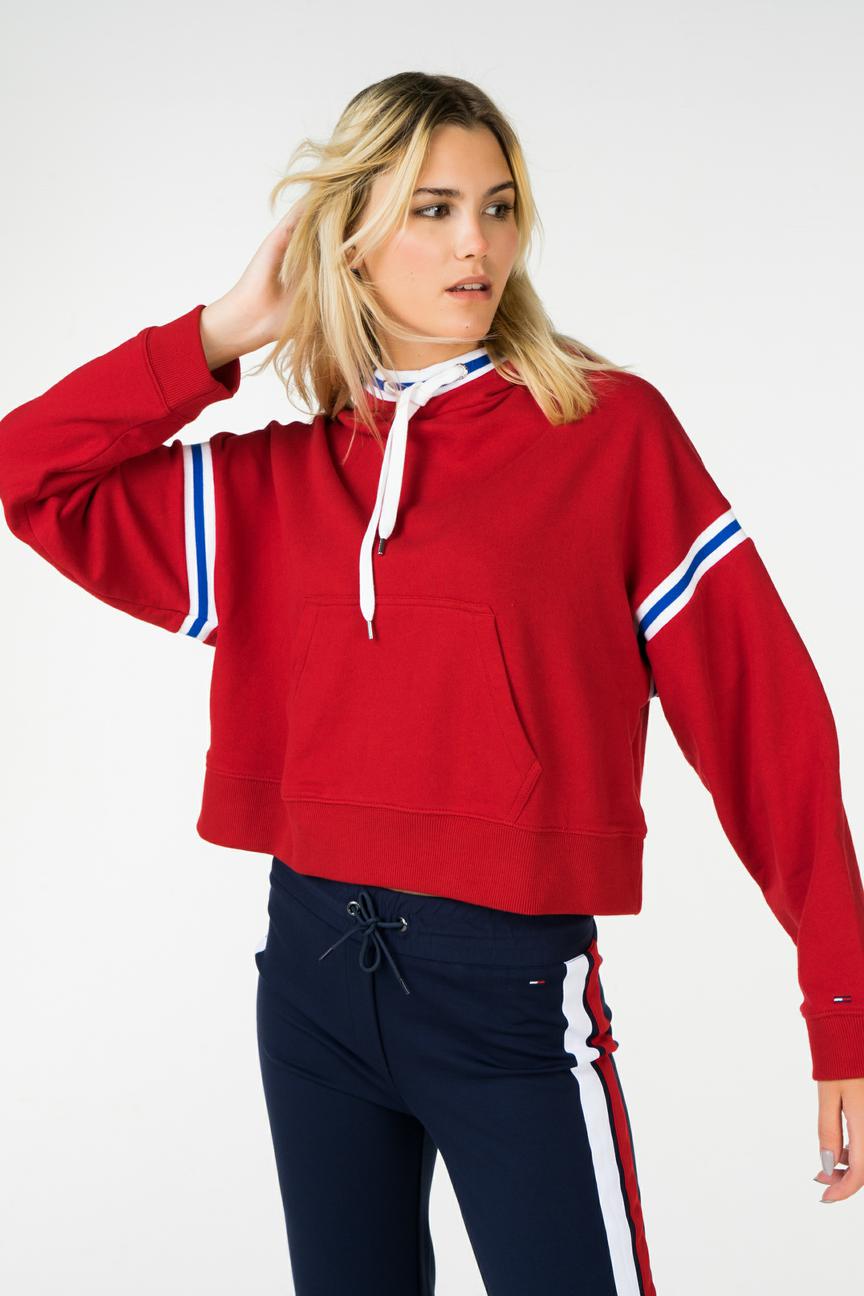 Худи женское Tommy Jeans DW0DW05371 красное 46
