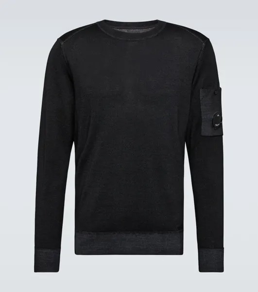 Шерстяной свитер C.P. Company, черный