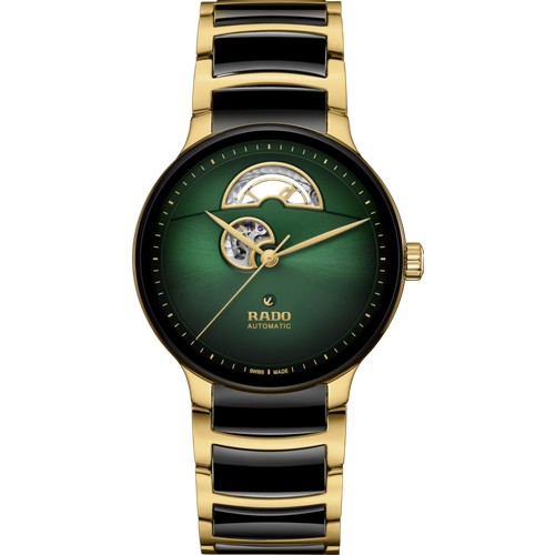 Наручные часы RADO, зеленый, золотой