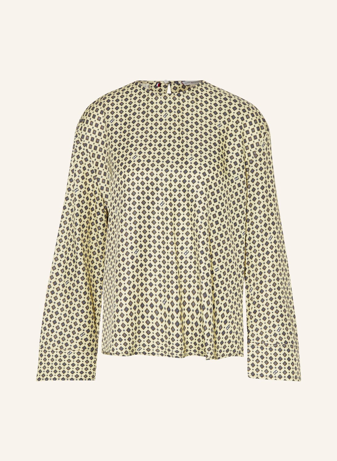 Блузка-рубашка TOMMY HILFIGER, цвет 0LJ Heritage Foulard/Lemon Zest