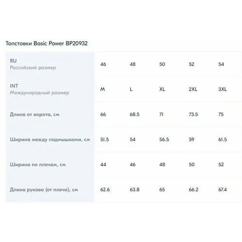 Толстовка Basic Power BP20933, цвет Iron Grey, размер XL