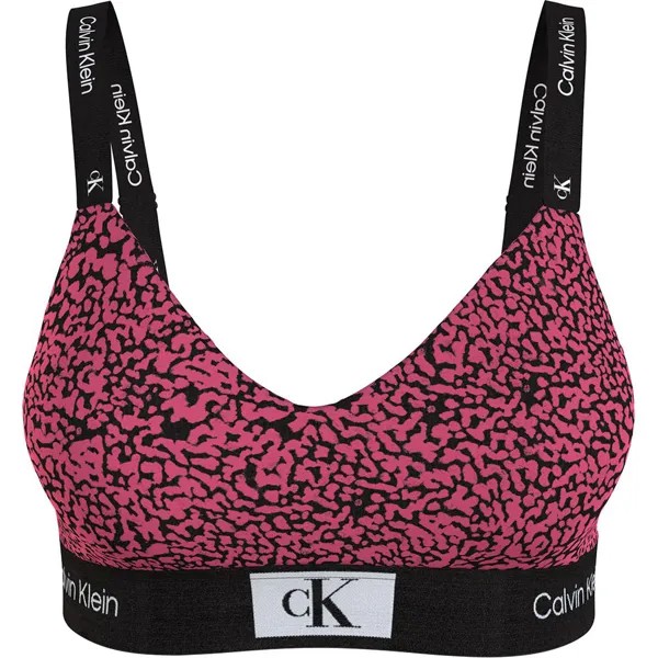 Бюстгальтер Calvin Klein Lght Lined Bralette Bra, розовый