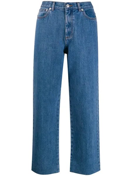 A.P.C. укороченные прямые джинсы