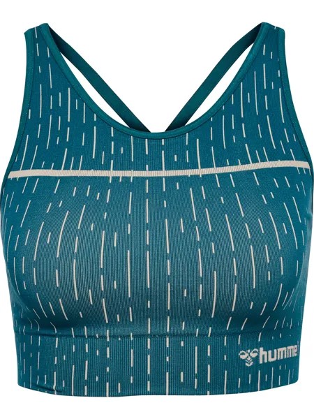 Бюстгальтер Hummel Sport Bh Hmlmt Drops Seamless Sports Bra, цвет STARGAZER/SILVER LINING