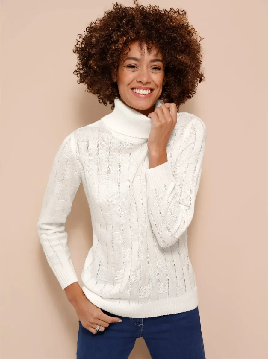 Свитер с высоким воротником Classic Basics 