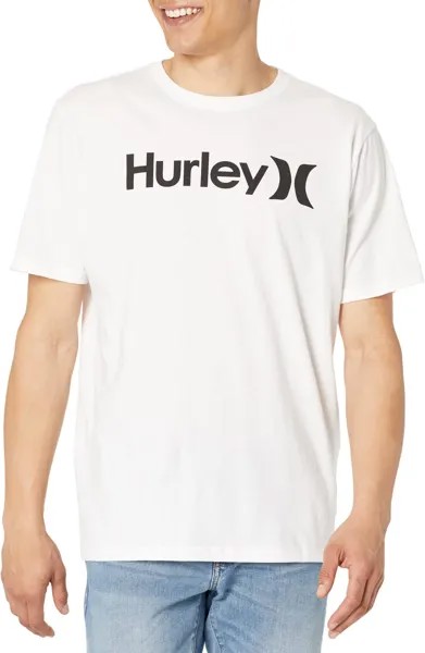 Однотонная футболка с короткими рукавами One & Only Hurley, цвет White 3