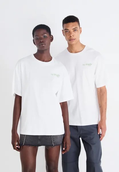 Футболка с набивным рисунком Jorlively Tee Unisex Jack & Jones, ярко-белая