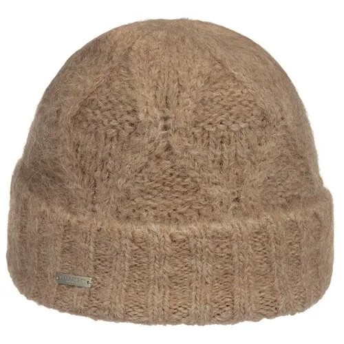 Шапка SEEBERGER арт. 18458-0 TURN-UP BEANIE (песочный), размер ONE