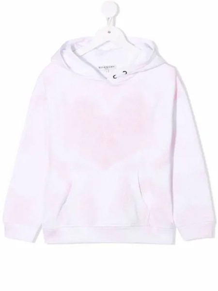 Givenchy Kids худи Heart с принтом тай-дай