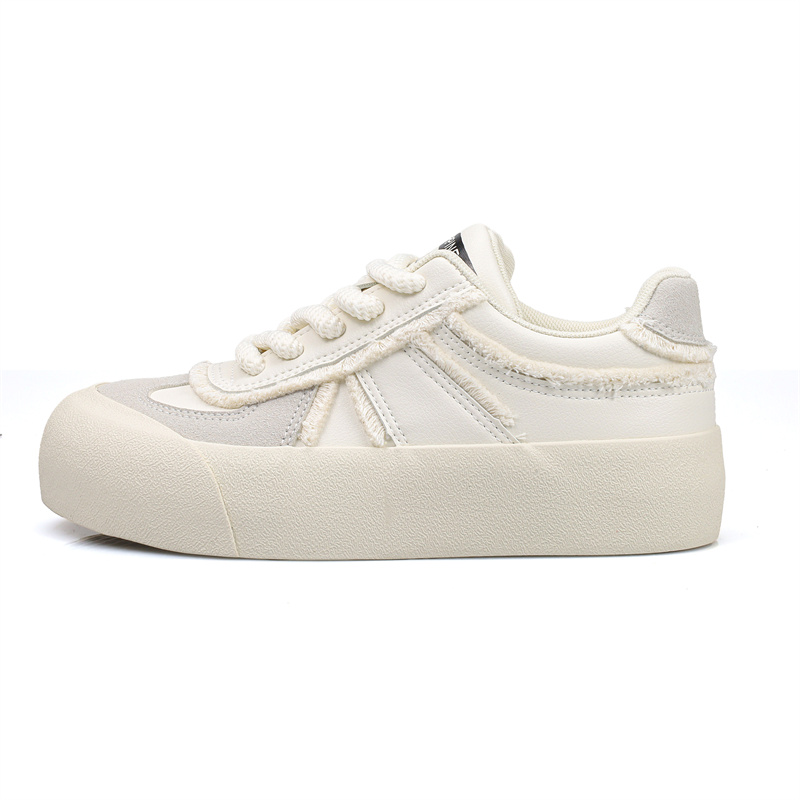 Кроссовки B10CROWN Skateboarding Shoes Women's Low-top, черный/бежевый