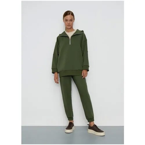 Брюки спортивные свободного силуэта NICEONE [Хаки, XS]
