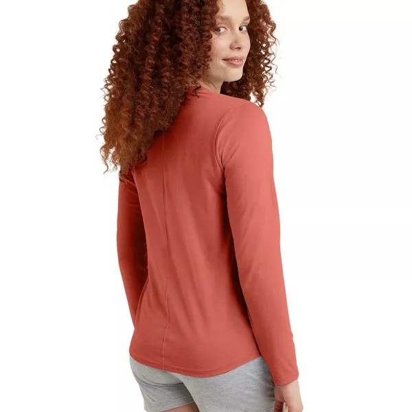 Женская футболка Tri-Blend с длинными рукавами Hanes Originals Hanes