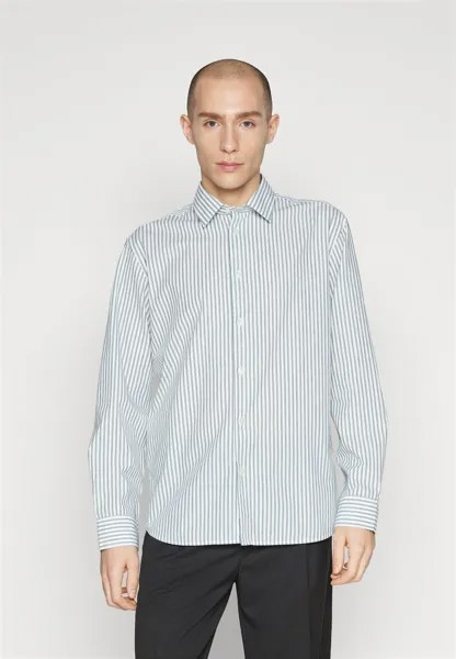 Деловая рубашка MANFRED SHIRT STRIPE Selected Homme, темно-зеленый