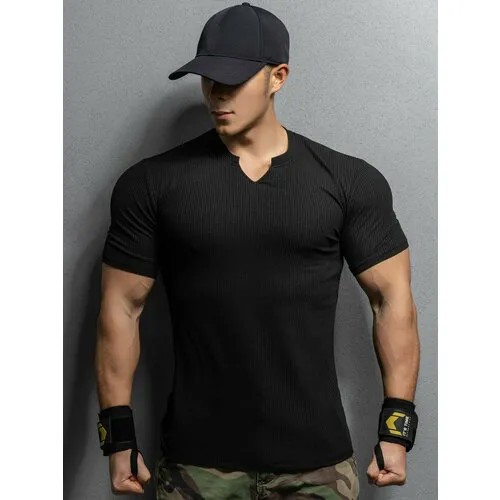 Футболка, размер 2XL, черный