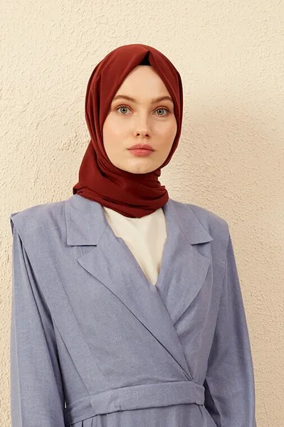 Палантин женский Madame Polo 4670, бордовый (доставка из-за рубежа)