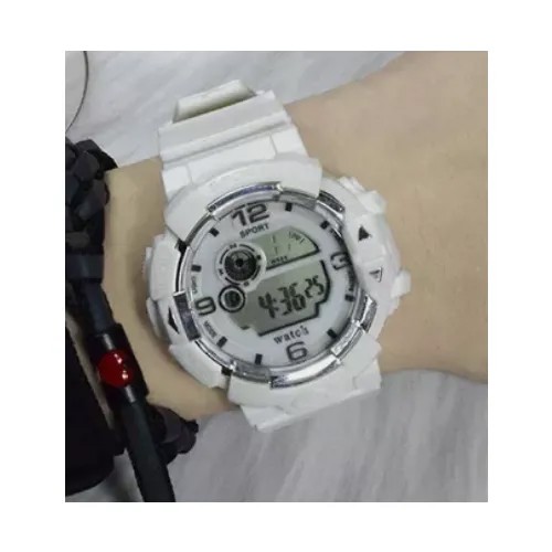 Наручные часы Часы наручные женские спортивные электронные W /белые/, белый