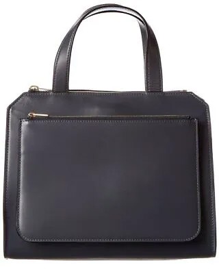 Женская кожаная сумка-тоут среднего размера Valextra Passepartout, серая