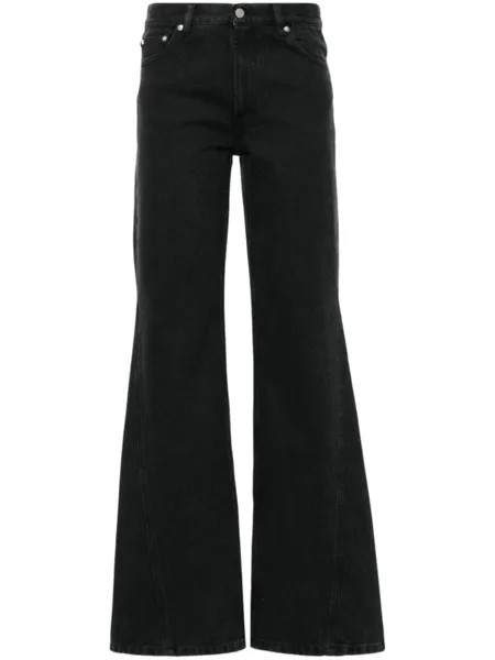 A.P.C. прямые джинсы средней посадки, черный