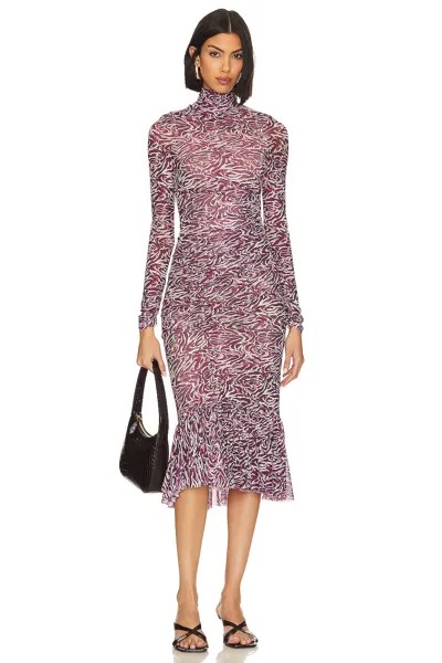 Платье Cinq a Sept Layla, цвет Dark Plum Multi