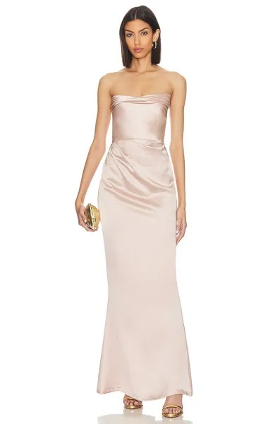 Платье Nookie Emelie Strapless Gown, нюд