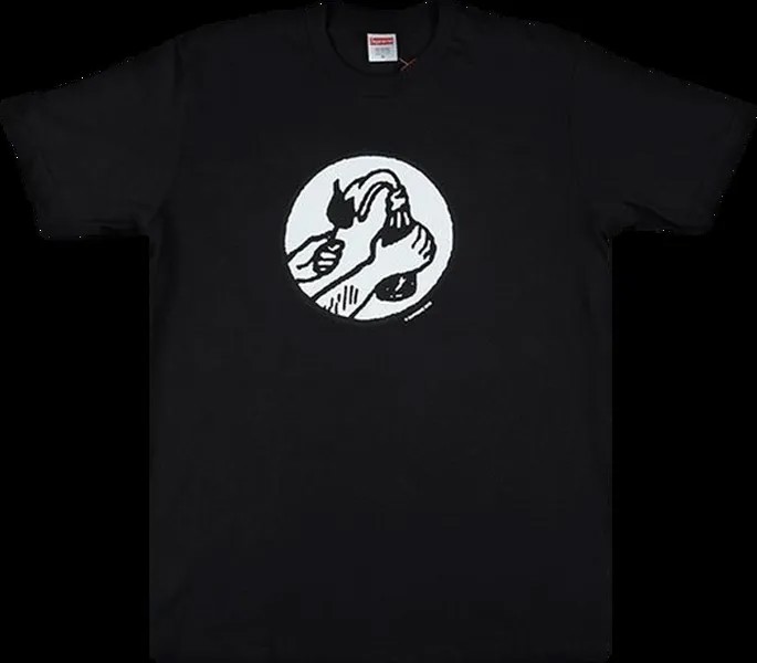 Футболка Supreme Molotov T-Shirt 'Black', черный