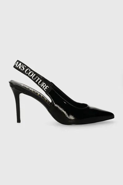 Туфли Scarlett на шпильке Versace Jeans Couture, черный
