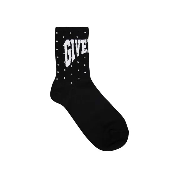 Короткие футбольные носки с украшением от Givenchy, цвет Черный