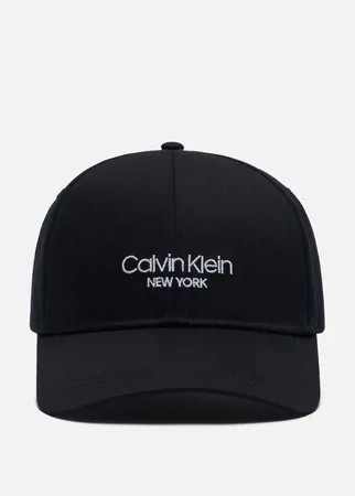 Кепка Calvin Klein Jeans Embroidered Logo, цвет чёрный