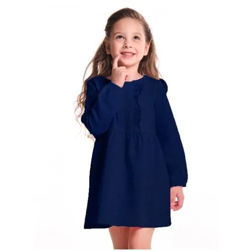 Платье Mini Maxi, модель 2576, цвет синий, размер 92