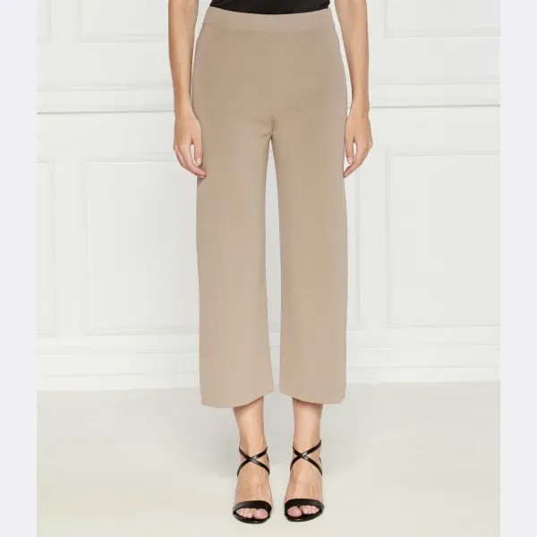 Брюки прямого кроя прямого кроя Max Mara, хаки