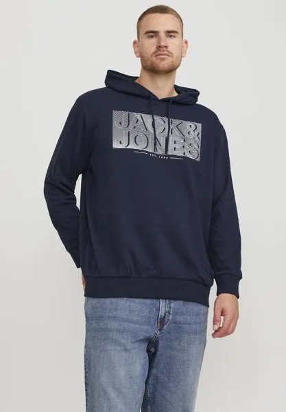 Толстовка PLUS SIZE Jack & Jones, темно-синий пиджак