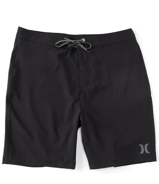 Hurley One & Only Solid 20 Шорты для доски с внешним швом, черный