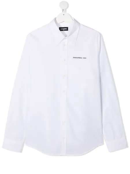 Dsquared2 Kids рубашка с логотипом