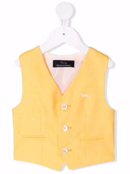 Harmont & Blaine Junior жилет с вышитым логотипом