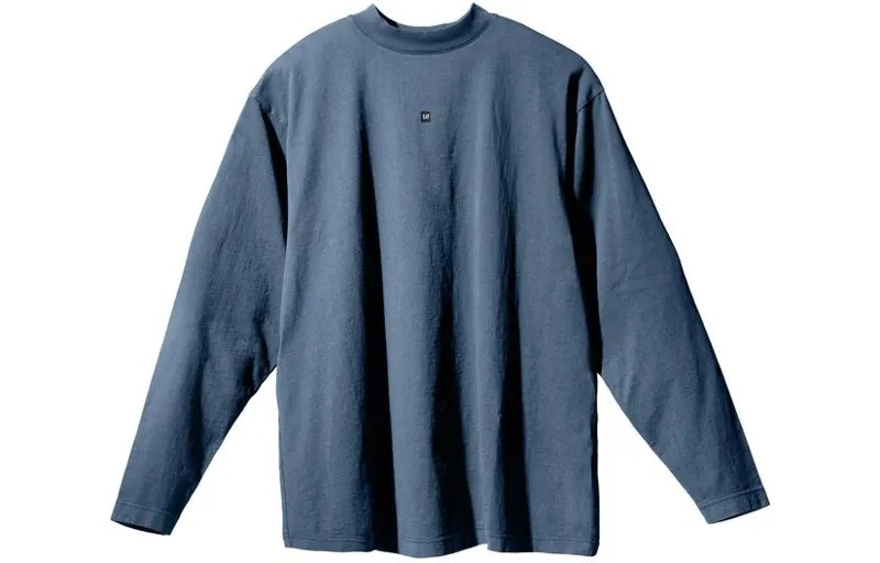 Футболка Balenciaga X Gap X Balenciaga унисекс темно-синяя Yeezy, темно-синий