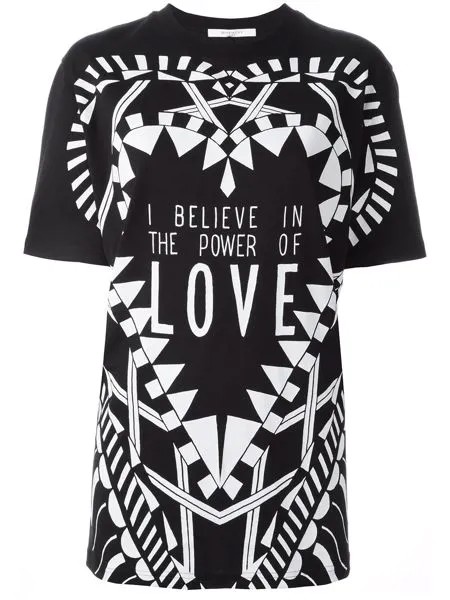 Givenchy футболка I Believe in the Power of Love