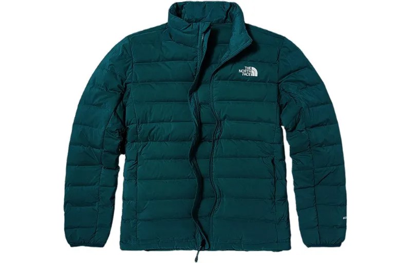 Пуховик мужской зеленый The North Face, зеленый