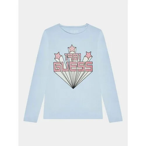 Лонгслив GUESS, размер 12Y [METY], голубой