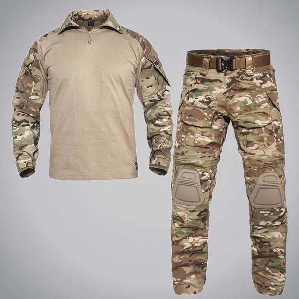 Классические камуфляжные тактические брюки, уличный Повседневный боевой тренировочный костюм, стиль сафари, бриджи для мужчин