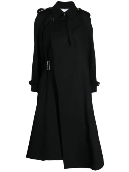 Comme Des Garçons Comme Des Garçons шерстяное пальто с заостренными лацканами, черный