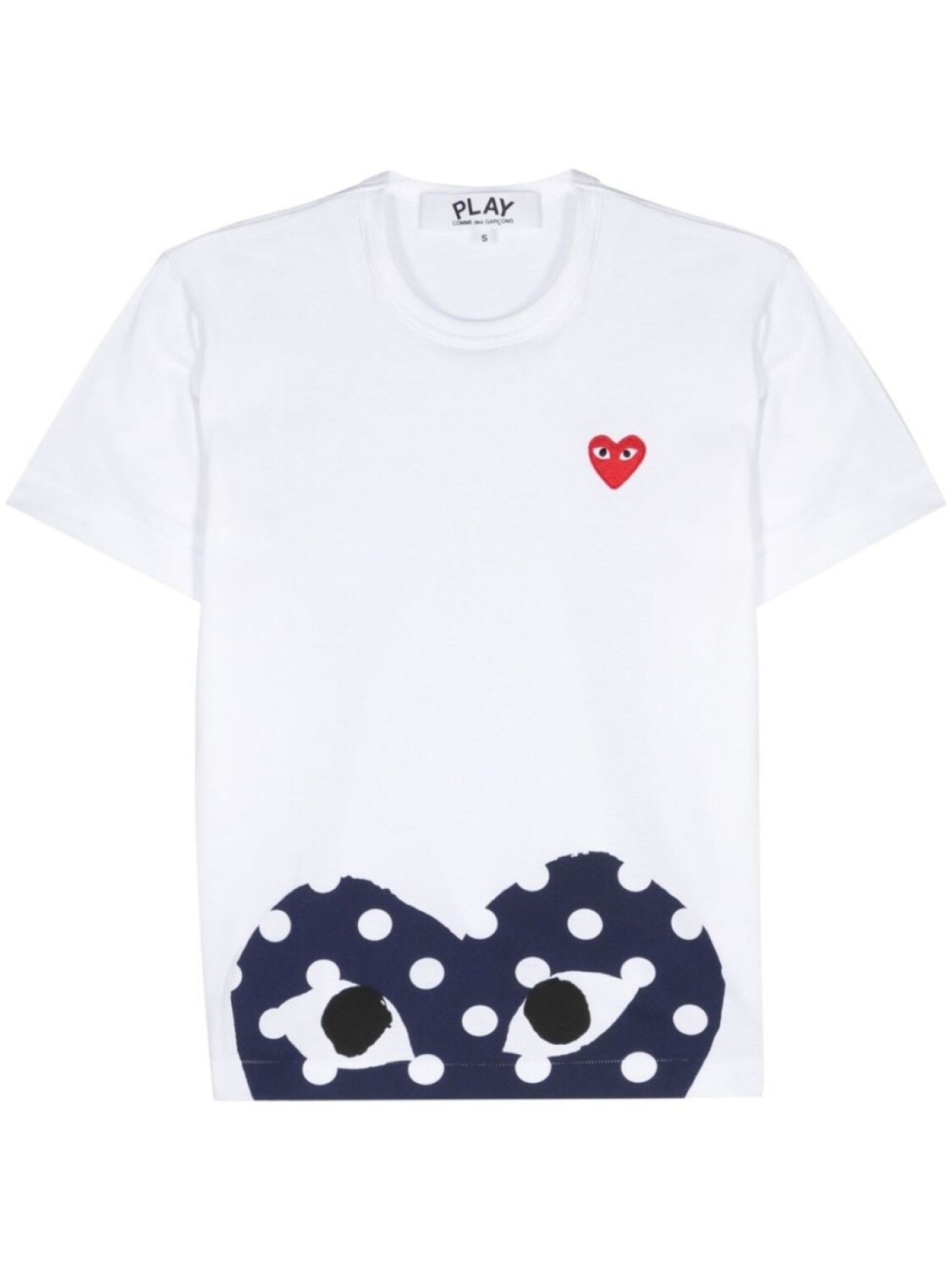 Comme Des Garçons Play футболка с принтом, белый