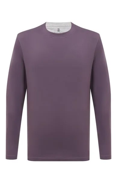 Хлопковый лонгслив Brunello Cucinelli