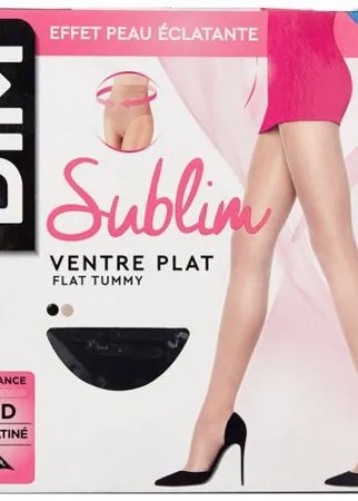 Колготки DIM Sublim Ventre Plat 15 den, размер 2, noir (черный)