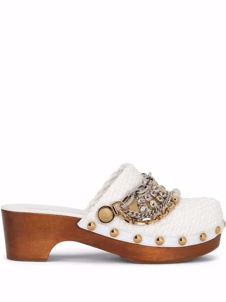 Dolce & Gabbana мюли с цепочкой