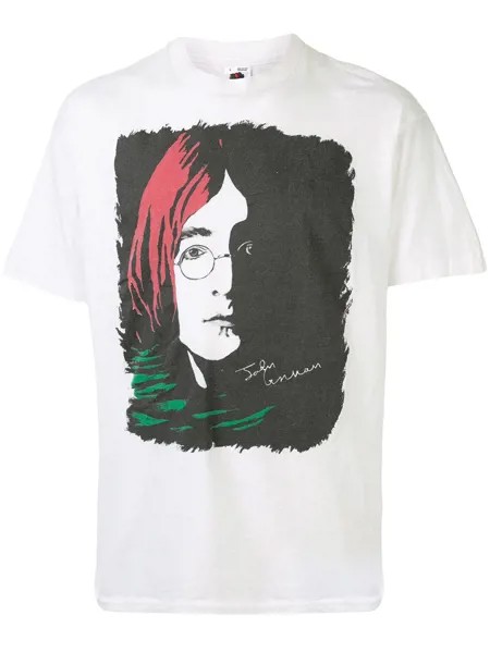 Fake Alpha Vintage футболка с принтом John Lennon