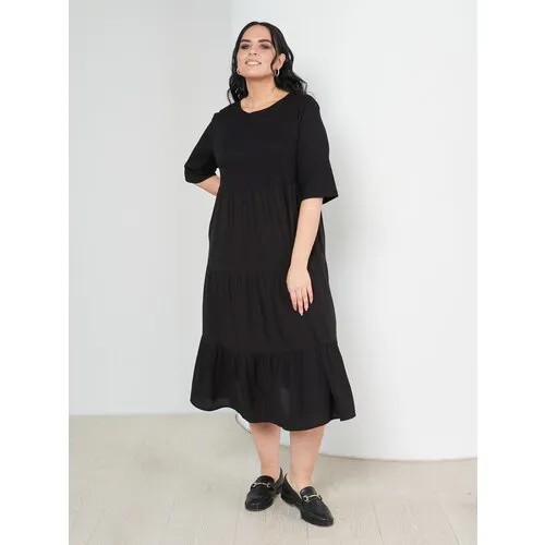 Платье Artessa, размер 72-74, черный