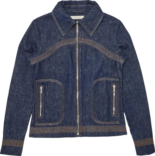 Куртка Wales Bonner Brooklyn Denim Jacket Blue, синий