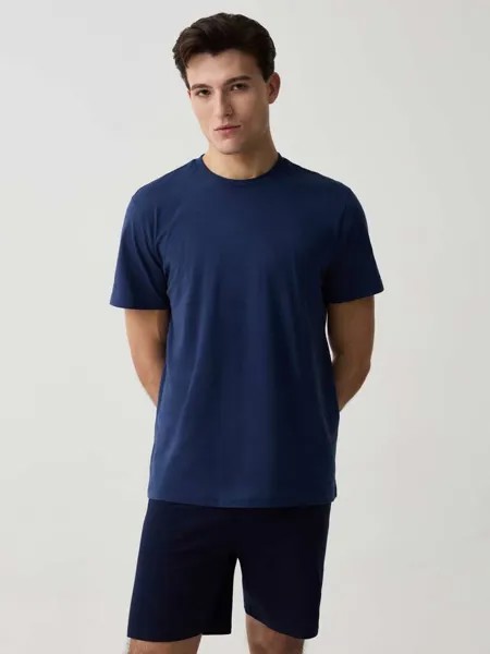 Короткая пижама из органического хлопка Ovs, цвет dark blue